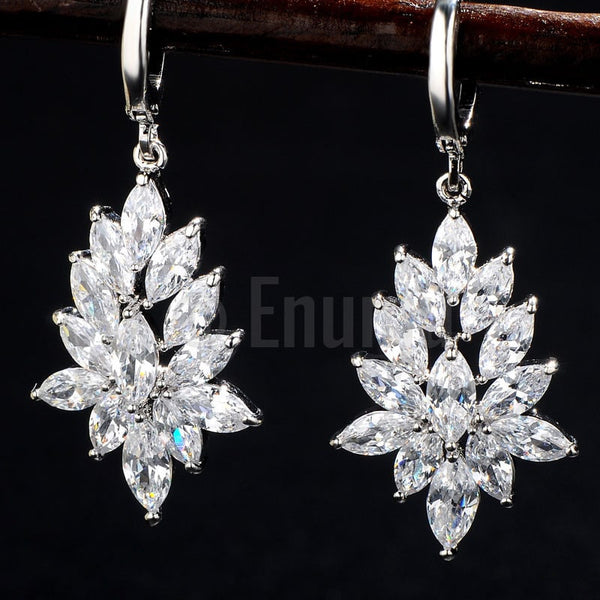 Swiss Zircon Necklace Set - Enumu