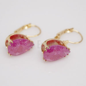 YGP Purple Ice StoneClip on Earrings - Enumu