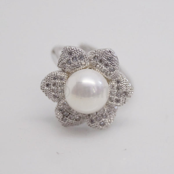 Flower Pearl Ring - Enumu