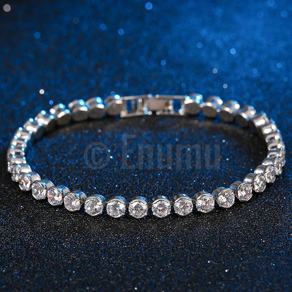 Single Line Diamond Bracelet 1 – Addessi Jewelers