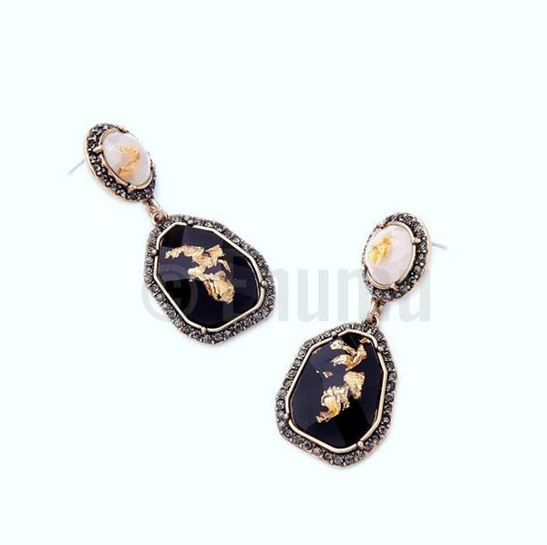 Classic Geometric Drop Earrings - Enumu