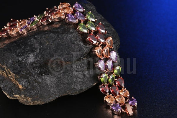 Three Line Multi Colour Bracelet - Enumu