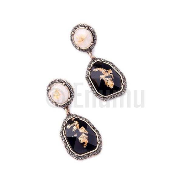Classic Geometric Drop Earrings - Enumu