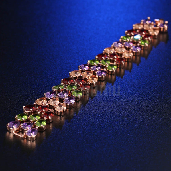 Three Line Multi Colour Bracelet - Enumu