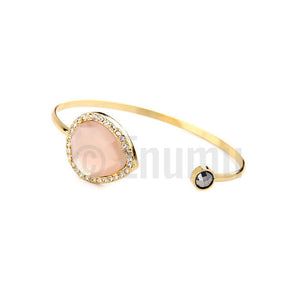 Water Drop Opal Bracelet Cuff - Enumu