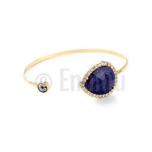 Water Drop Blue Sapphire Bracelet - Enumu