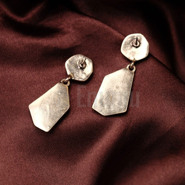 Ice Shine Stone Dangle Earrings - Enumu