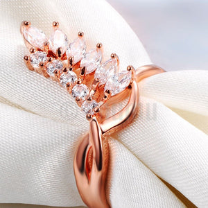 Designer CZ One line Ring - Enumu