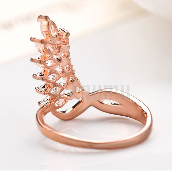 Designer CZ One line Ring - Enumu