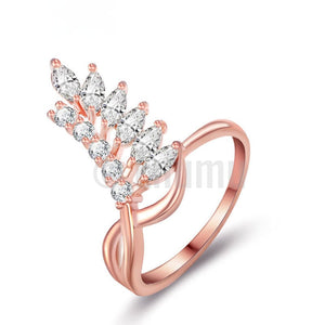 Designer CZ One line Ring - Enumu