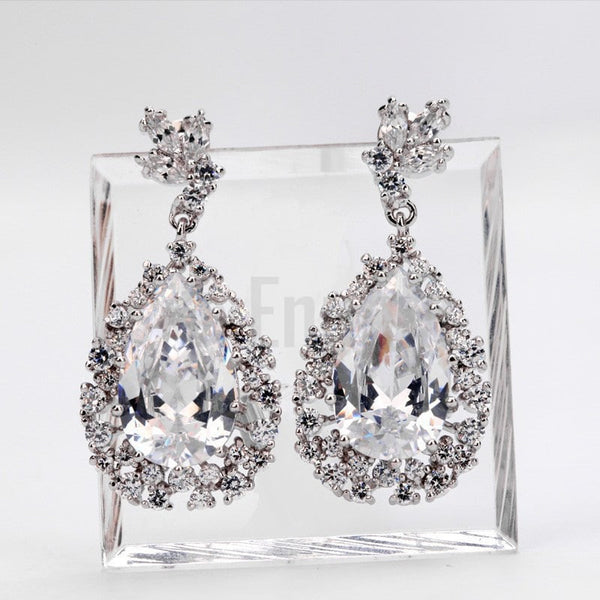 Diamond Drop Necklace set - Enumu