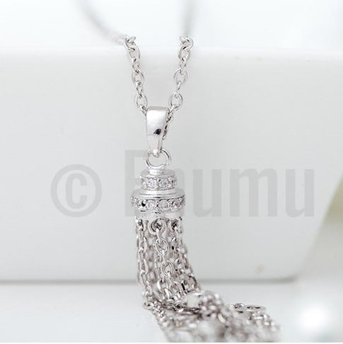 Super Long Pearl Pendant with Chain - Enumu
