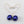 Load image into Gallery viewer, Blue Double Side Long dangle earrings - Enumu
