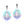Load image into Gallery viewer, Super Big Purple Dangle Earrings - Enumu
