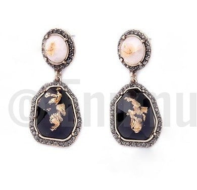 Classic Geometric Drop Earrings - Enumu