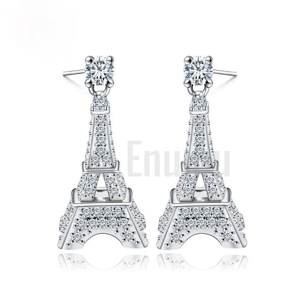 Paris Eiffel Tower Stud/ Dangle Earrings - Enumu