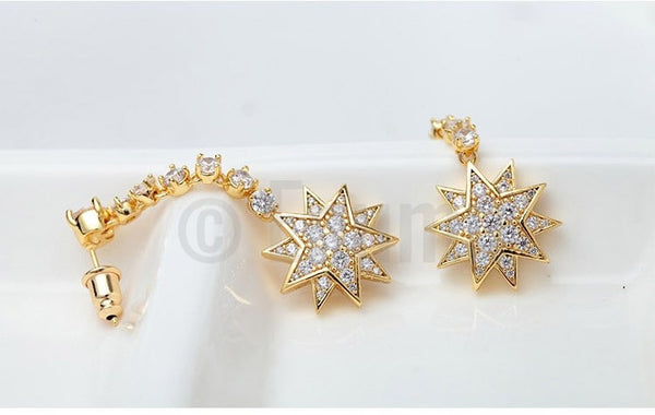 Star Light Drop Earrings  JCO Jewellery