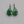 Load image into Gallery viewer, WGP Green Ice Stone Clip on Earrings - Enumu
