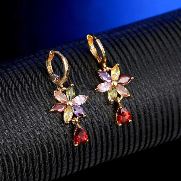Multi Colour Big Pendant Set - Enumu