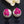 Load image into Gallery viewer, Pink Rose and Pearl Double Side Stud Earrings - Enumu
