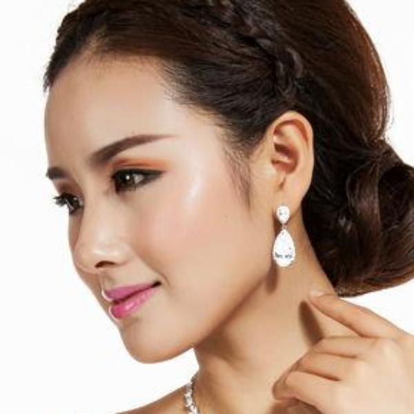 Swiss Zircon Dangle Earrings - Enumu