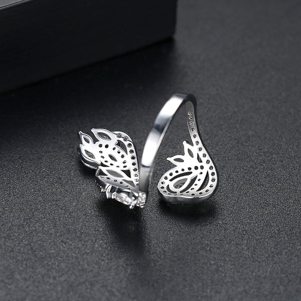 Adjustable Vintage Design Swiss Zircon Ring - Enumu