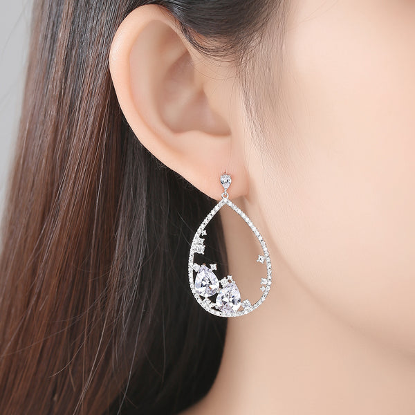 YGP Citrine Dangle Earrings - Enumu