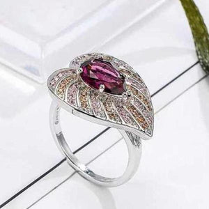 Purple Leaf Ring - Enumu