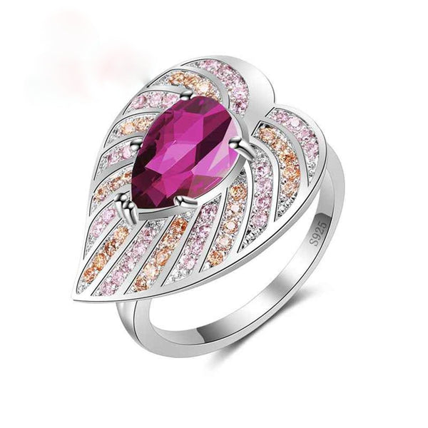 Purple Leaf Ring - Enumu