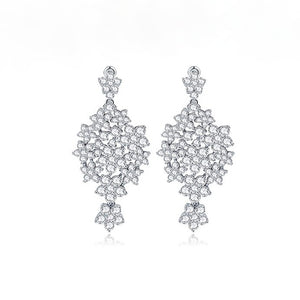 Swiss CZ Dangle Earrings - Enumu