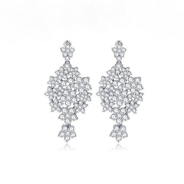 Swiss CZ Dangle Earrings - Enumu