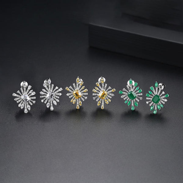 Citrine CZ Studs - Enumu
