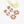Load image into Gallery viewer, Garnet Flower &amp; Swiss Zircon Drop Dangle Earrings - Enumu
