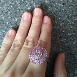 Big Pink Tourmaline Ring - Enumu