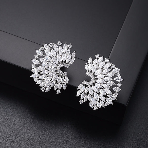 Super Big Swiss Zircon Studs - Enumu