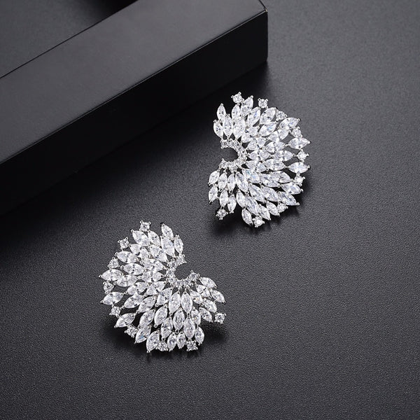 Super Big Swiss Zircon Studs - Enumu