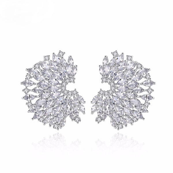 Super Big Swiss Zircon Studs - Enumu