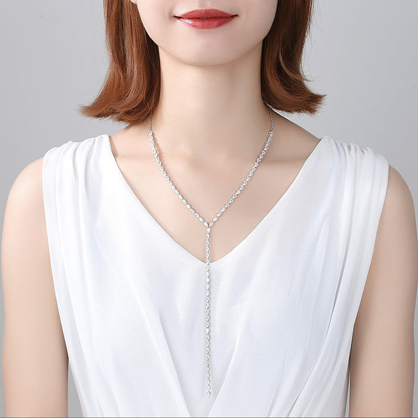 Fashionista Solitaire Necklace - Enumu