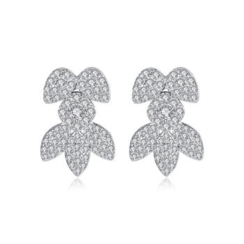 Fancy Zircon Leaf Studs - Enumu