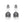 Load image into Gallery viewer, BGP Black Sapphire Pearl Jhumka /Jhumki Earrings - Enumu
