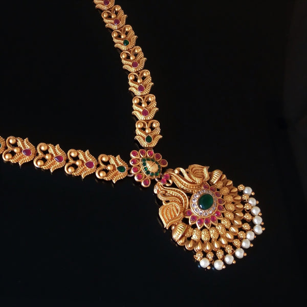 Gold plated Classic Rani Haar / Necklace - Enumu
