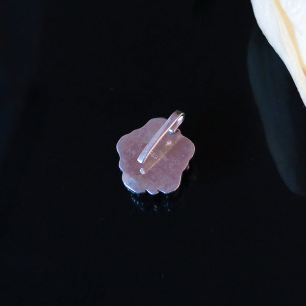 Handmade Pure Silver Green Nose Pin - Enumu