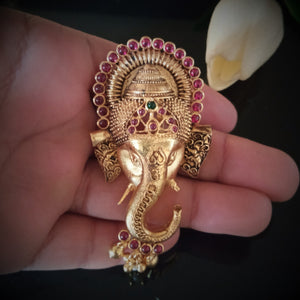 Handmade Silver Ganesh Pendant - Enumu