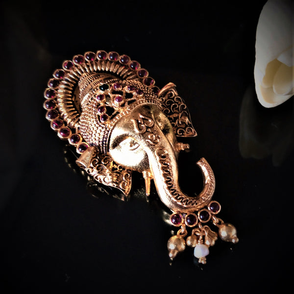 Handmade Silver Ganesh Pendant - Enumu