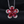 Load image into Gallery viewer, Pure 92.5 Sterling Silver Ruby Flower Pendant with Chain - Enumu
