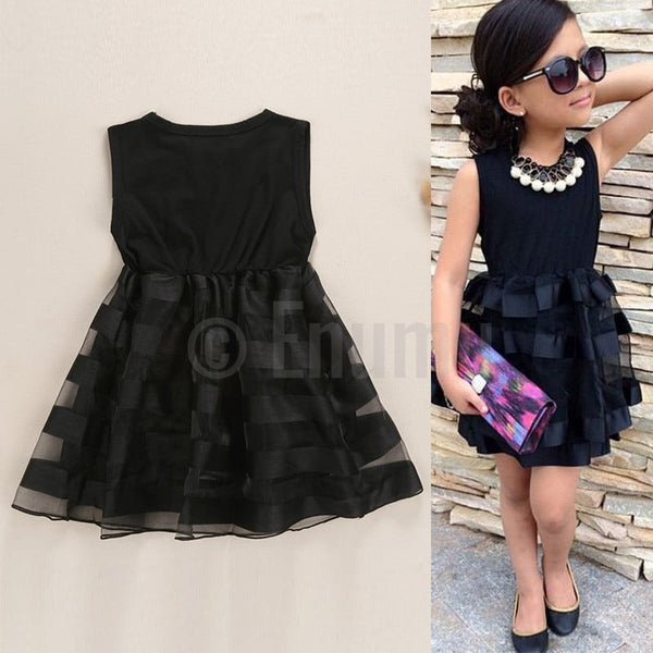 Black Casual Dress - Enumu