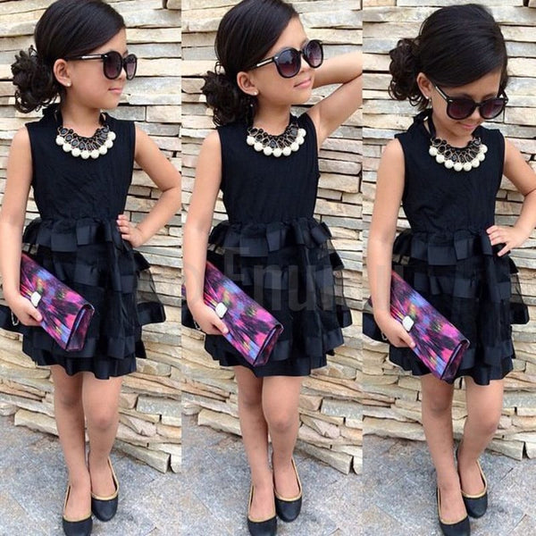 Black Casual Dress - Enumu