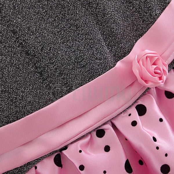 Pink and Gray dress - Enumu