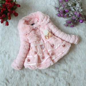 Light Pink Winter Jacket - Enumu