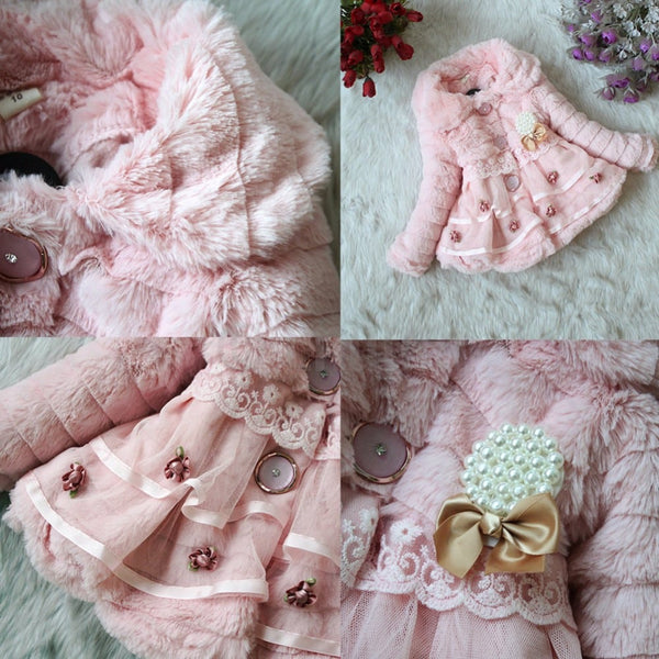 Light Pink Winter Jacket - Enumu